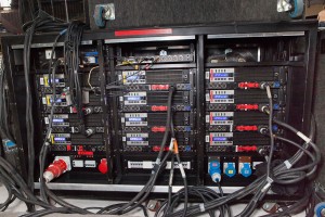 The power rack for the stage-left main system