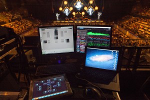 A view of Seb Barbato's workstation