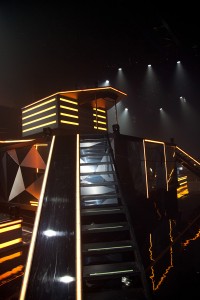 podium central futuriste