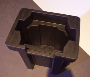 Packaging foam provided directly for a flight-case