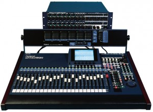 The origin of REAC, the VM 7200 integrated console and stage box system.