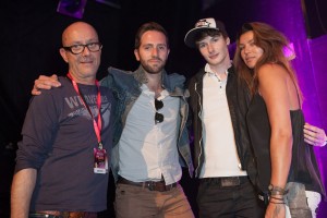 Yves Jaget avec trois musiciens