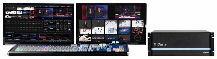 Le système complet Tricaster 800. Le système complet Tricaster 800.
