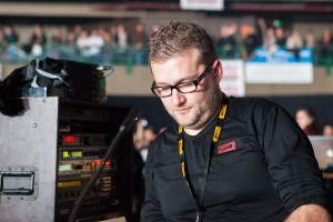 Raphael Maitrat, ingé FOH de Sexion d'Assaut. Raphael Maitrat, ingé FOH de Sexion d'Assaut.