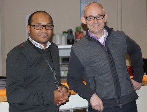 XLR’s Louis Lukusa (left) and Jan De Brucker.