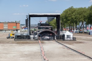 La régie son vue de la scène.