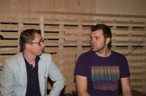 A gauche Dimitri Vassiliu et Jérémy Bargues à droite.