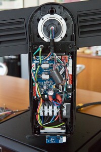 Magic panel Une partie de l’électronique se trouve dans un des bras
