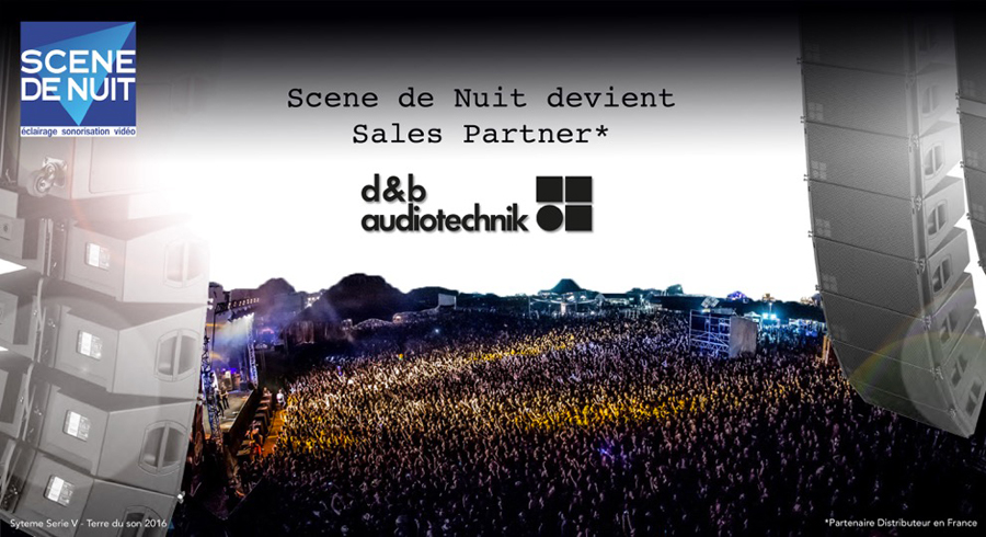 d&b audiotechnik France et Scene de nuit