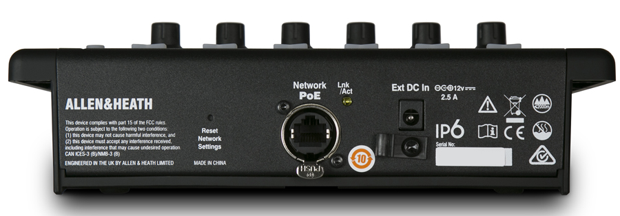 Allen & Heath IP6 Rear