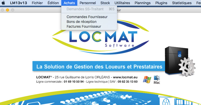 Locmat gestion Parc de loc