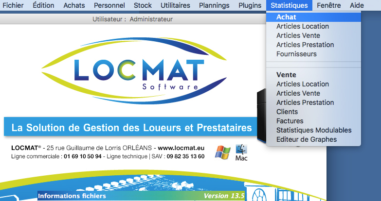 Locmat gestion Parc de loc