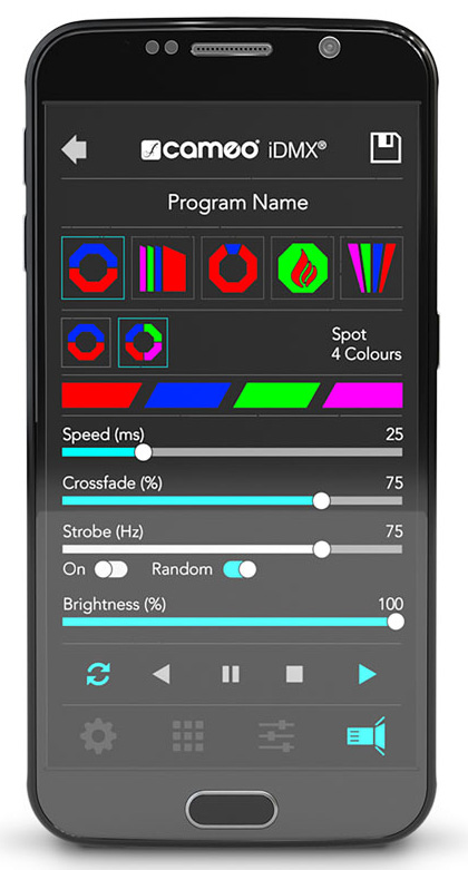 Adam hall Cameo iDMXapp
