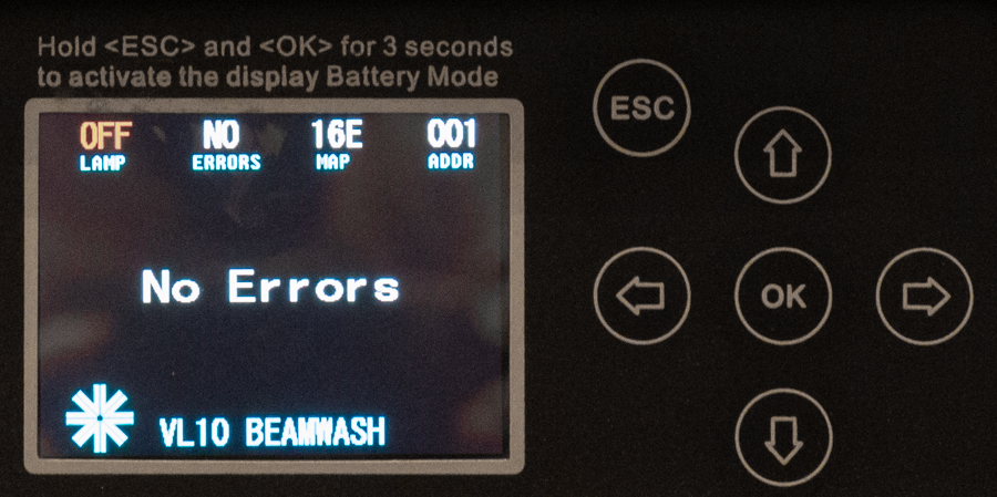 Vari-Lite-VL10-mode-extended Mode 16 bits extended du Vari-Lite-VL10