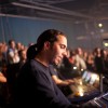 Damien Bolo ingé son façade durant le show sur son Eclipse