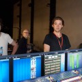 Zazie à l'Olympia 2011/05. Après le concert et à l’arrière de la XL8, de gauche à droite Bellote, Yves Jager, Sébastien Rouget et tout à droite mort de rire, Thibault Maestracci