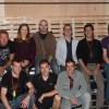 De G à D : Jerome Prévost, Céline Royer, Antony Toraldo, Dimitri Vassiliu, Thierry Grand, Jérémy Bargues. En bas : Kévin Leroy, Sébastien Amador, William Weber.