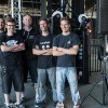 De G à D, Johan Maheux, Anthony Tregoat, François Guichoux, François « Rico » Fromentin, et Florent Leal.