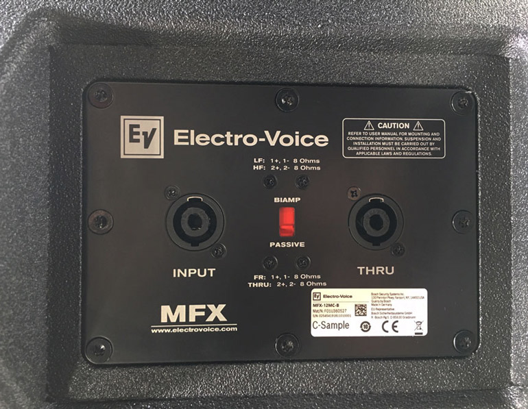 Electro-Voice Retours MFX12 & 15