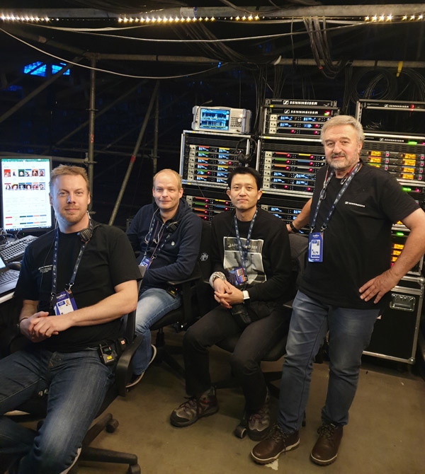 Eurovision 19 avec Sennheiser
