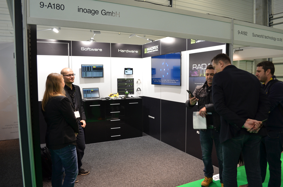 Inoage-stand Le stand de la société Inoage à l’ISE 2020