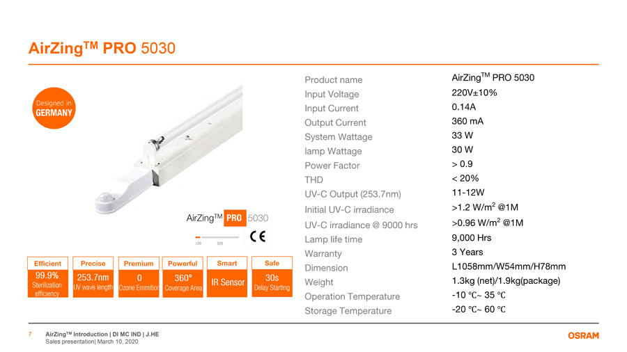 Lampada UV 33 Watt