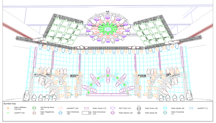ROBE AWARD-plan de Feu