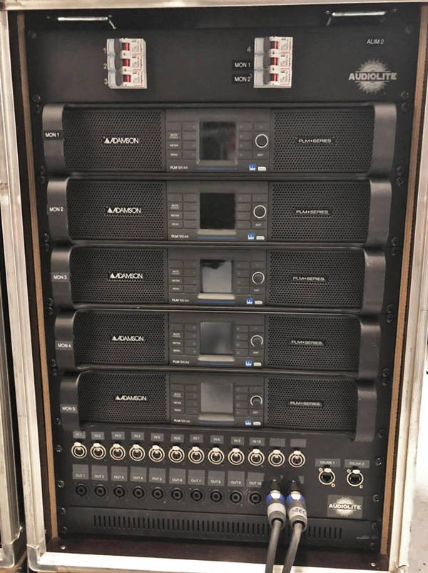 L'Echonova Adamson et DiGiCo