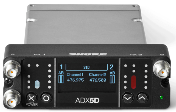 Shure-ADX5D-Face-profil-haut