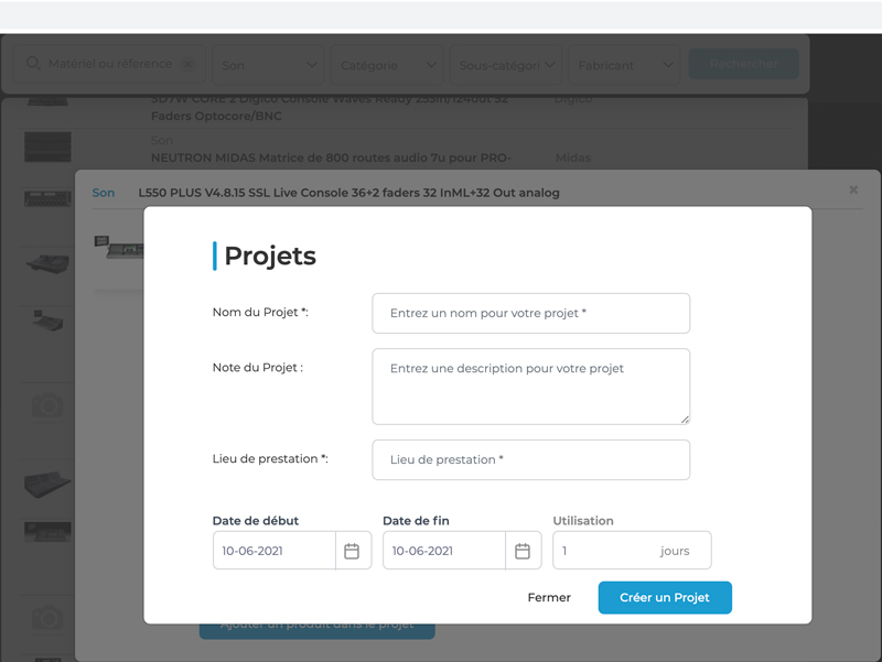 Dushow ToolBox-cree-projet