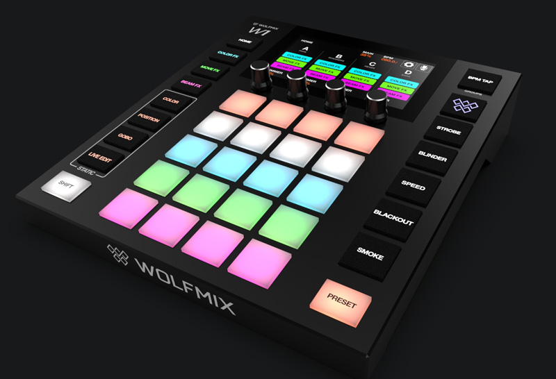 Nicolaudie-Wolfmix-W1-dmx-lighting-controller