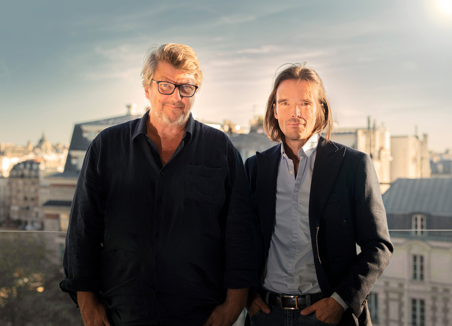 Frederic Biessy à gauche et Gaetan Byk à droite