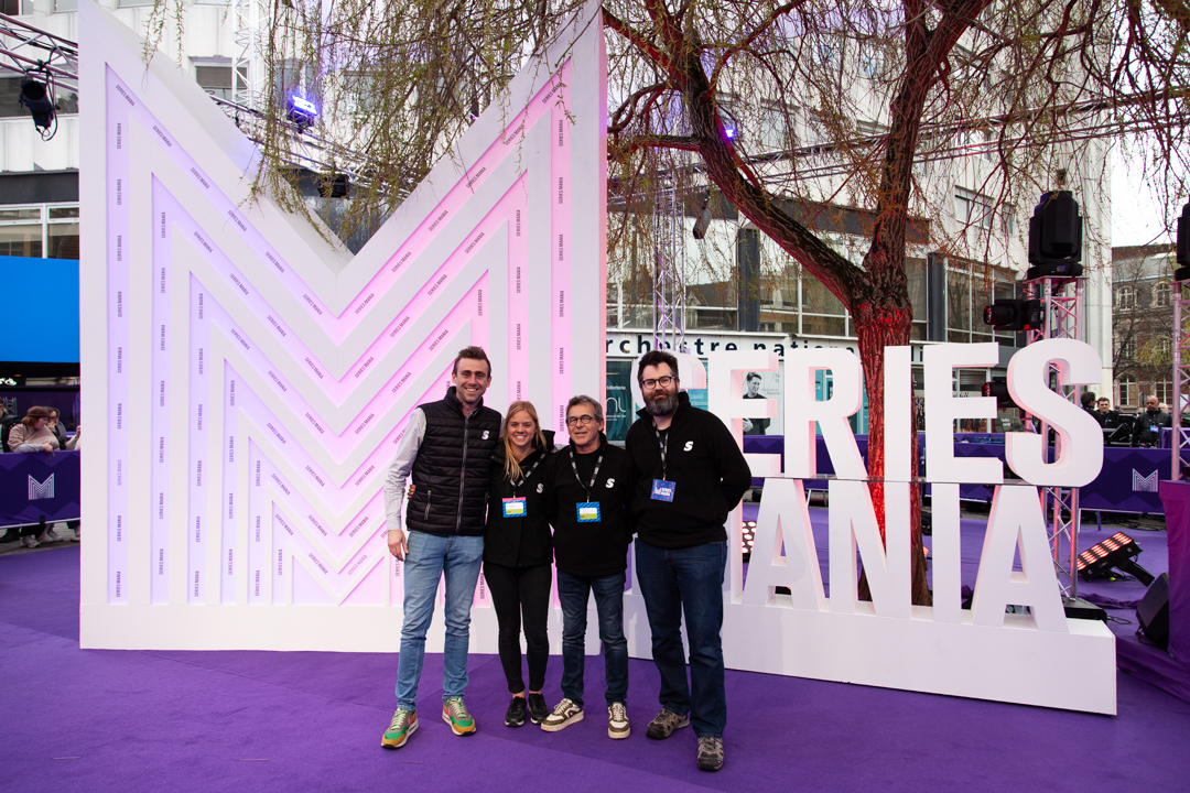 Series_Mania_2025_ChamSys_MQ80_Stagers_Robin_Welti_Ophelie_Cauwel_Freddy_Ledieu_Valentin_Lemarquier_Photocall