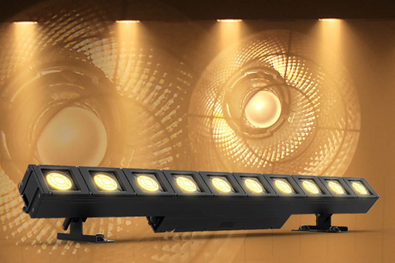 Chauvet Strike Saber 10, brillant d’ambre et d’or en barre